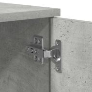 Рамка за легло Циментено сиво 90 x 190 cm Инженерно дърво