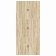 Легло с място за съхранение Сонома дъб 80 x 200 cm