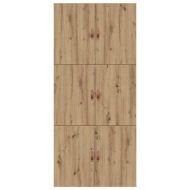 Легло с място за съхранение Дъб 80 x 200 cm Инженерно дърво