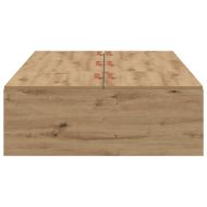 Легло с място за съхранение Дъб 100 x 200 cm Инженерно дърво