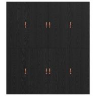 Легло с място за съхранение Черния дъб 200 x 200 cm