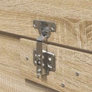 Легло с място за съхранение Сонома дъб 120 x 200 cm