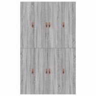 Легло с място за съхранение Сив Сонома 120 x 200 cm