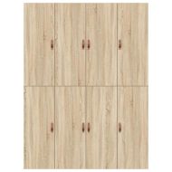 Легло с място за съхранение Сонома дъб 150 x 200 cm