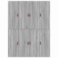 Легло с място за съхранение Сив Сонома 160 x 200 cm