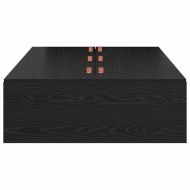 Легло с място за съхранение Черния дъб 70 x 190 cm