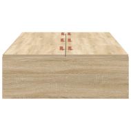 Легло с място за съхранение Сонома дъб 70 x 190 cm