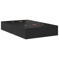 Легло с място за съхранение Черния дъб 120 x 190 cm