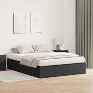 Легло с място за съхранение Черния дъб 140 x 190 cm