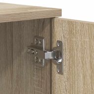 Легло с място за съхранение Сонома дъб 80 cm Инженерно дърво