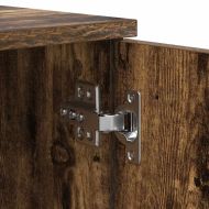 Легло с място за съхранение Димян дъб 90 cm Инженерно дърво