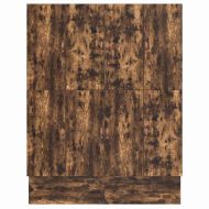 Легло с място за съхранение Димян дъб 180 cm Инженерно дърво