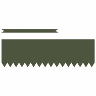 Ограда за трева 30 pcs Маслинено зелено 100 x 0.05 x 20 см