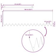 Ограничители за тревни площи 30 pcs Сребрист 100 x 0.5 x 30 см