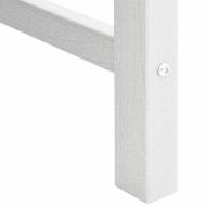 Градински стол за хранене 6 pcs Бяло 65.5 x 55.5 x 88см