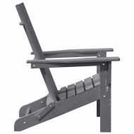 Градински мебели за отдих 2 pcs Светлосиво 74.5 x 80.5 x 90 см