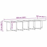 Комплект за хранене в градината 13 pcs Черно Стомана