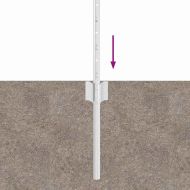 Оградни стълбове 44 pcs Сребрист 100 cm Стомана
