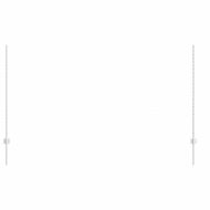 Оградни стълбове 88 pcs Сребрист 180 cm Стомана