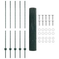 Ограда и колче Зелен 1,4 x 10 m Стомана