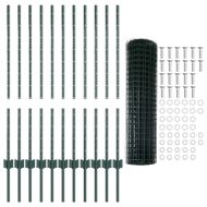 Ограда и колче Зелен 1 x 25 m Стомана