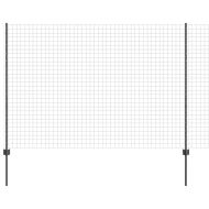 Ограда и колче Сив 1,5 x 10 m Стомана