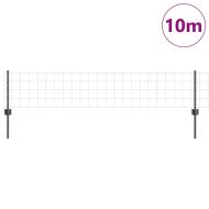 Ограда и колче Сив 0,4 x 10 м Стомана