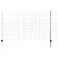 Ограда и колче Сив 1,4 x 10 m Стомана