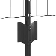 Ограда и колче Сив 0,8 x 25 m Стомана