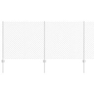 Ограда и колче Сребрист 1 x 10 m Стомана