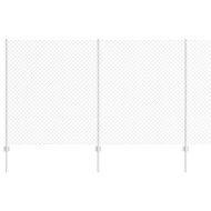 Ограда и колче Сребрист 1,4 x 10 m Стомана