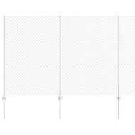 Ограда и колче Сребрист 1,6 x 10 m Стомана