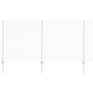 Ограда и колче Сребрист 1,2 x 10 m Стомана