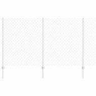 Ограда и колче Сребрист 1,4 x 10 m Стомана