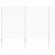 Ограда и колче Сребрист 1,6 x 10 m Стомана