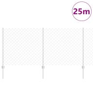 Ограда с пост Сребрист 1 x 25 m Стомана