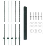 Ограда и колче Зелен 1,4 x 10 m Стомана