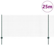 Ограда и колче Зелен 1 x 25 m Стомана