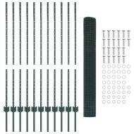 Ограда и колче Зелен 1,2 x 25 m Стомана