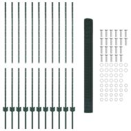 Ограда и колче Зелен 1,4 x 25 m Стомана
