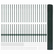 Ограда и колче Зелен 1 x 50 m Стомана