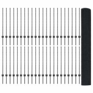 Ограда и колче Сив 1 x 100 m Стомана