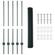 Ограда и колче Зелен 1 x 10 m Стомана