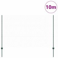 Ограда и колче Зелен 1,5 x 10 m Стомана