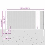Ограда и колче Зелен 1 x 25 m Стомана