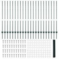 Ограда и колче Зелен 1,2 x 50 m Стомана