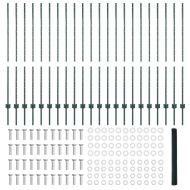 Ограда и колче Зелен 1,4 x 50 m Стомана