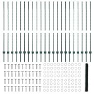 Ограда и колче Зелен 1,4 x 50 m Стомана