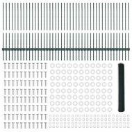 Ограда и колче Зелен 1 x 100 m Стомана