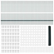 Ограда и колче Зелен 1,2 x 100 m Стомана